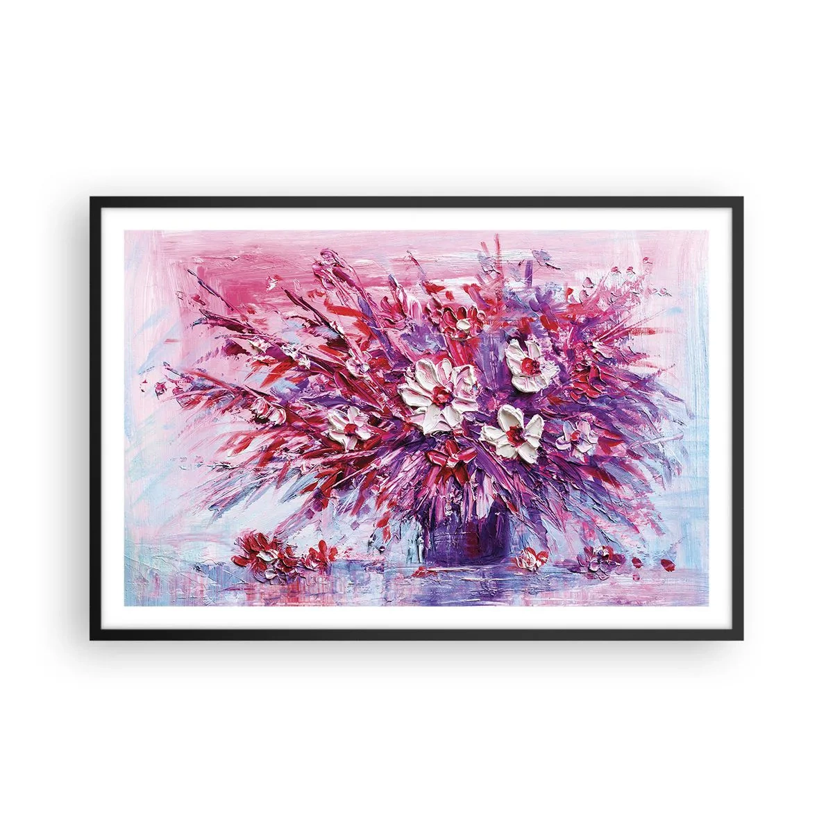 Plakat w czarnej ramie - Niewinność i namiętność - 91x61 cm