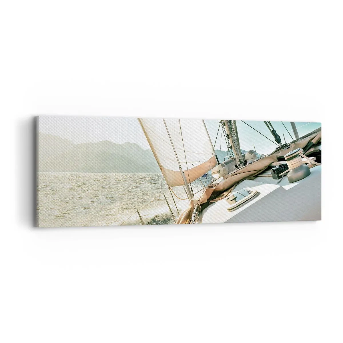 Obraz na płótnie - Pod pełnymi żaglami - 90x30 cm