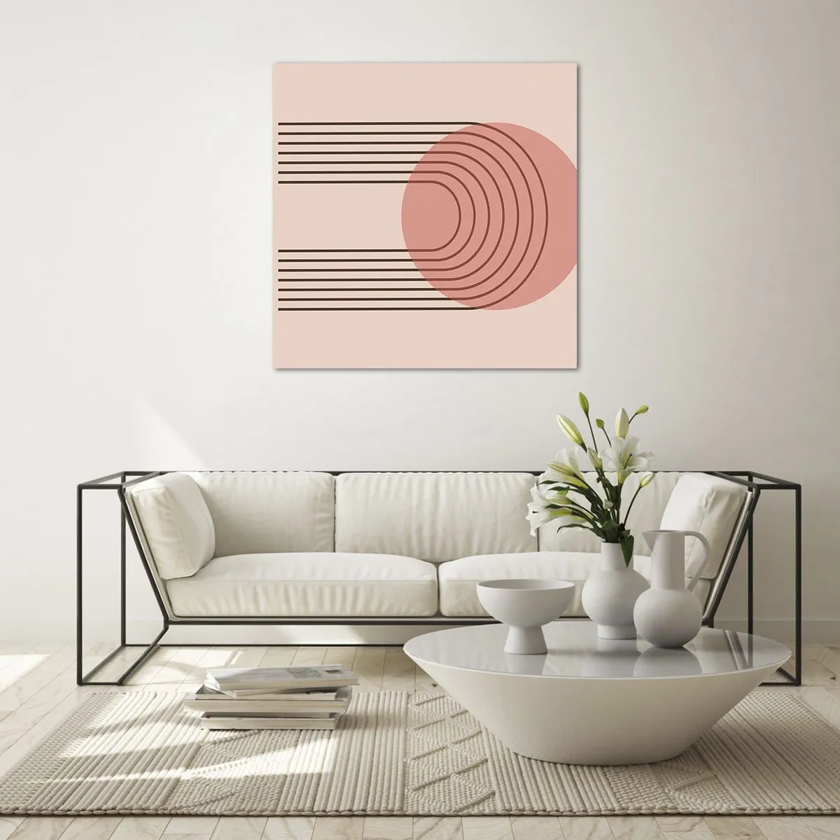 Obraz na szkle - Nieodparte przyciąganie - 70x70 cm