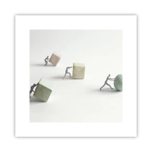 Plakat - Samo życie - 30x30 cm