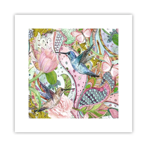 Plakat - Wplątane w pnączach - 30x30 cm