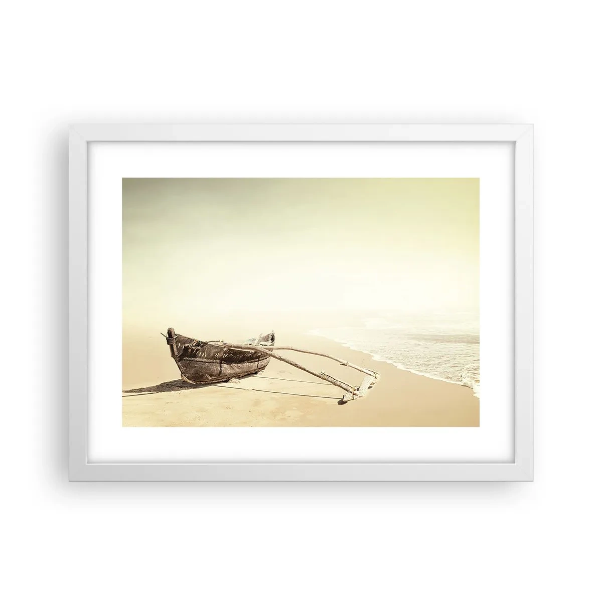 Plakat w białej ramie - Wspomnienie mórz południowych - 40x30 cm