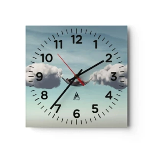 Zegar ścienny - Błogość chwili - 40x40 cm