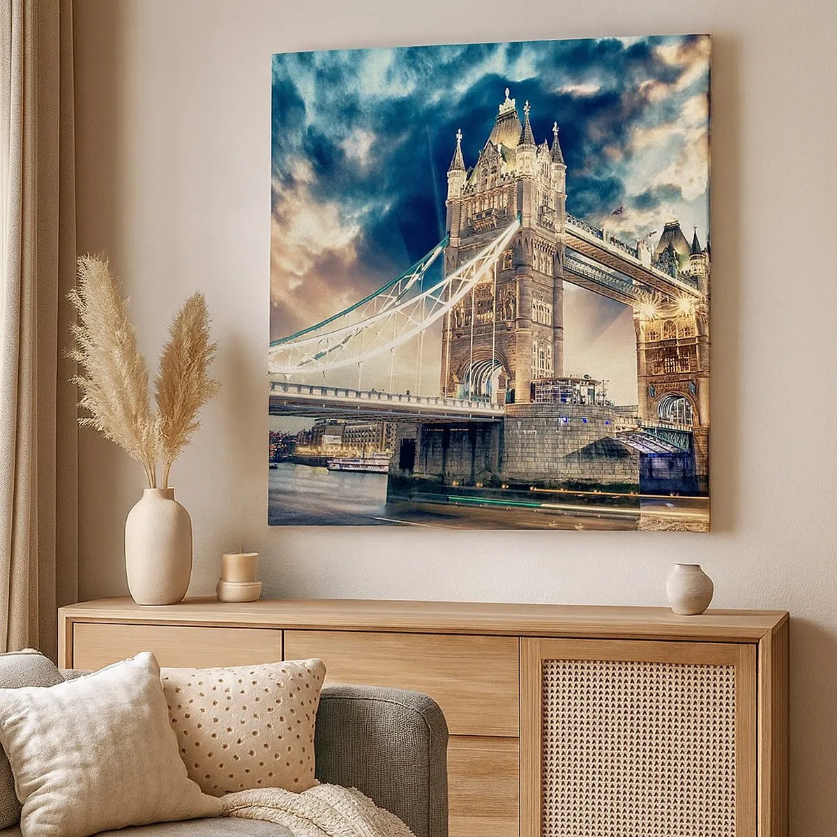 Obraz na płótnie - Pomnik wiktoriańskiego imperium - 30x30 cm