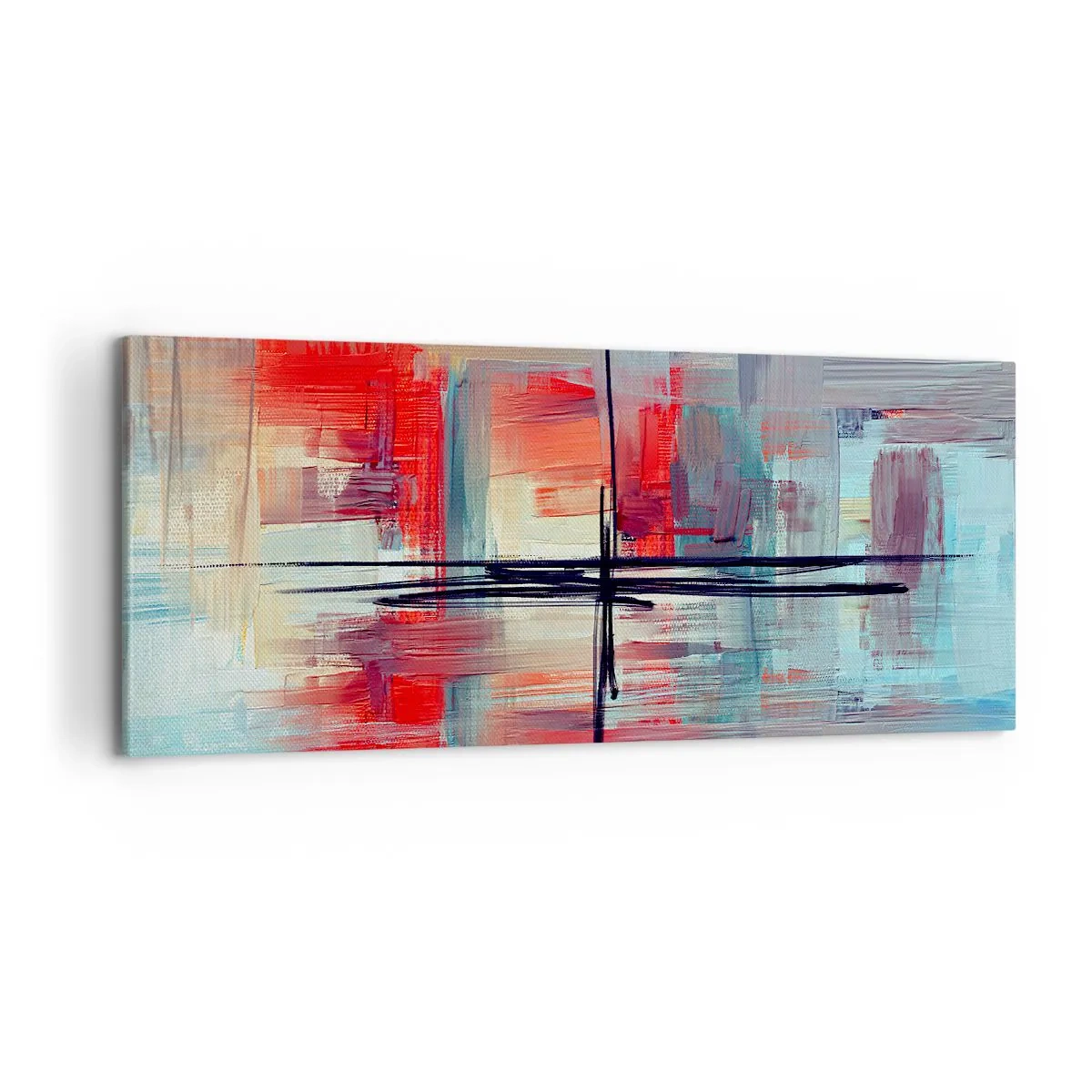 Obraz na płótnie - Pejzaż w nieznanym wymiarze - 100x40 cm