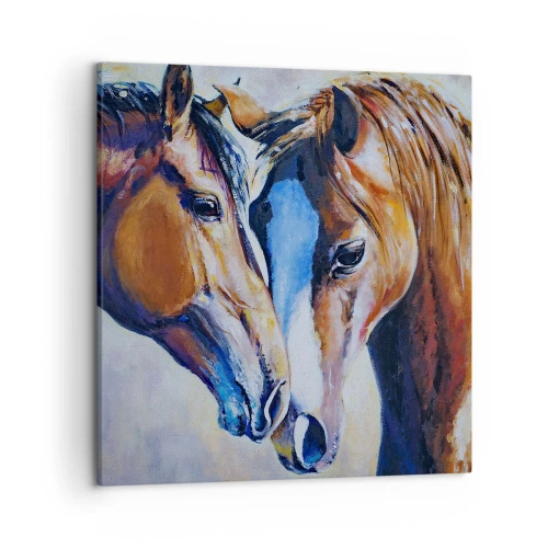Obraz na płótnie - Czy to jest przyjaźń? czy to jest kochanie? - 50x50 cm