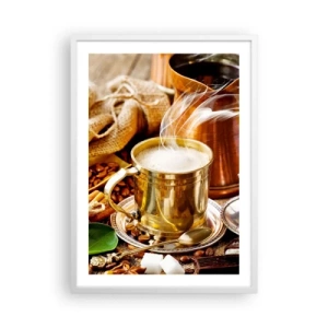 Plakat w białej ramie - Miłego dnia! - 50x70 cm