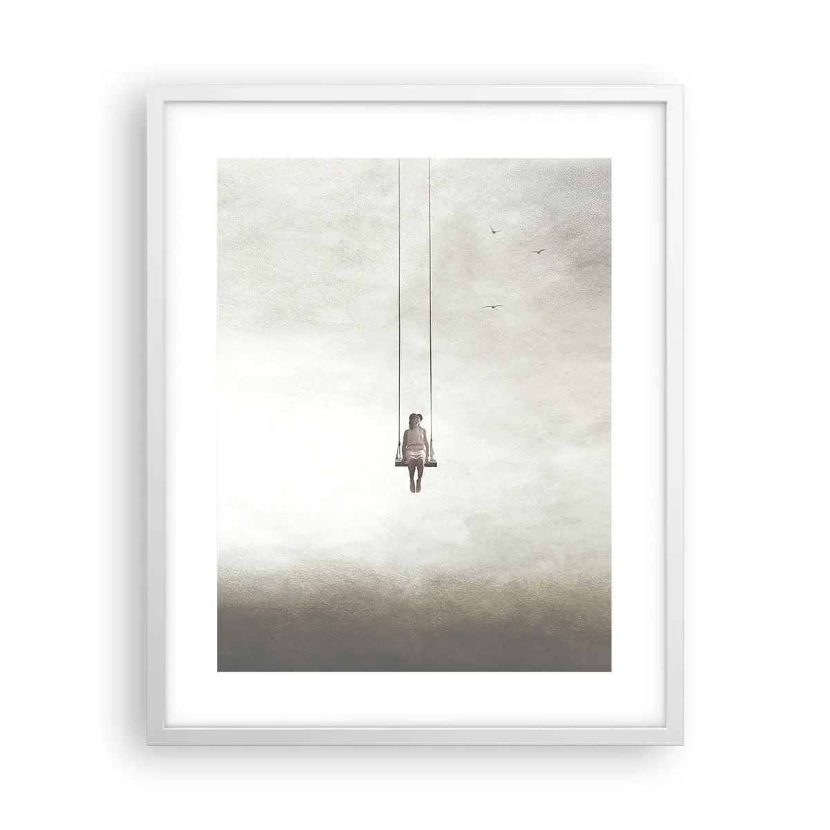 Plakat w białej ramie - Dziecko w nas - 40x50 cm