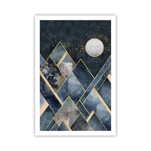 Plakat - Pejzaż geometryczny - 61x91 cm