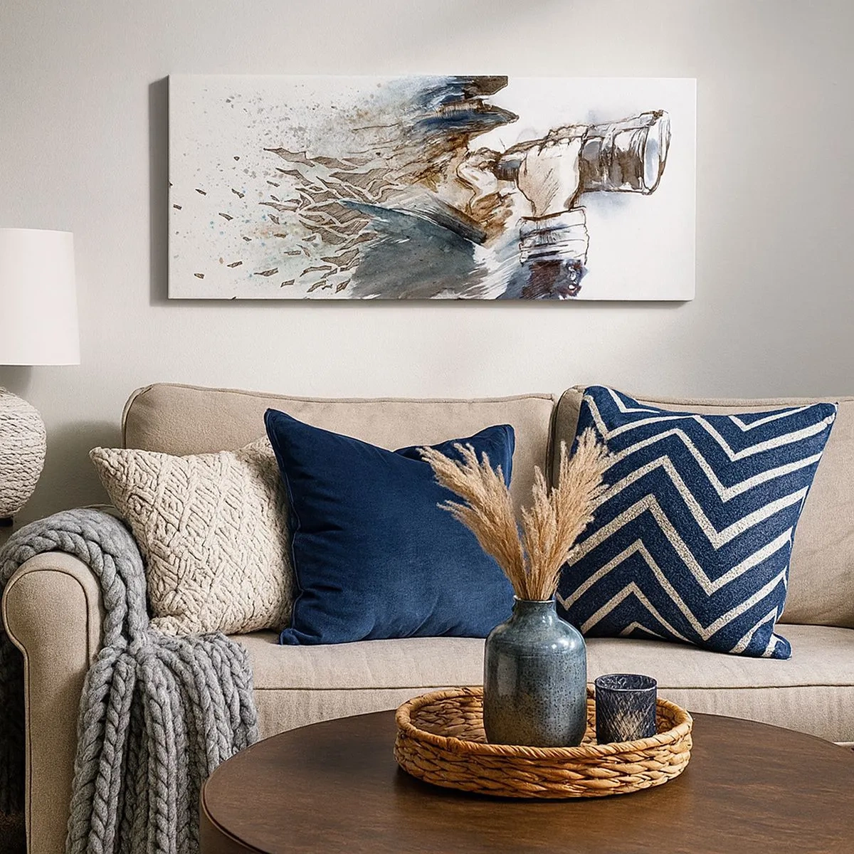 Obraz na płótnie - Dziesięć w skali Beauforta! - 100x40 cm