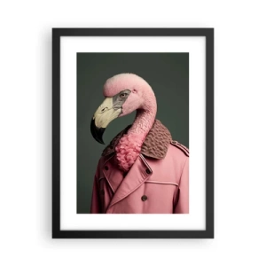 Plakat w czarnej ramie - Prawdziwy elegant - 30x40 cm