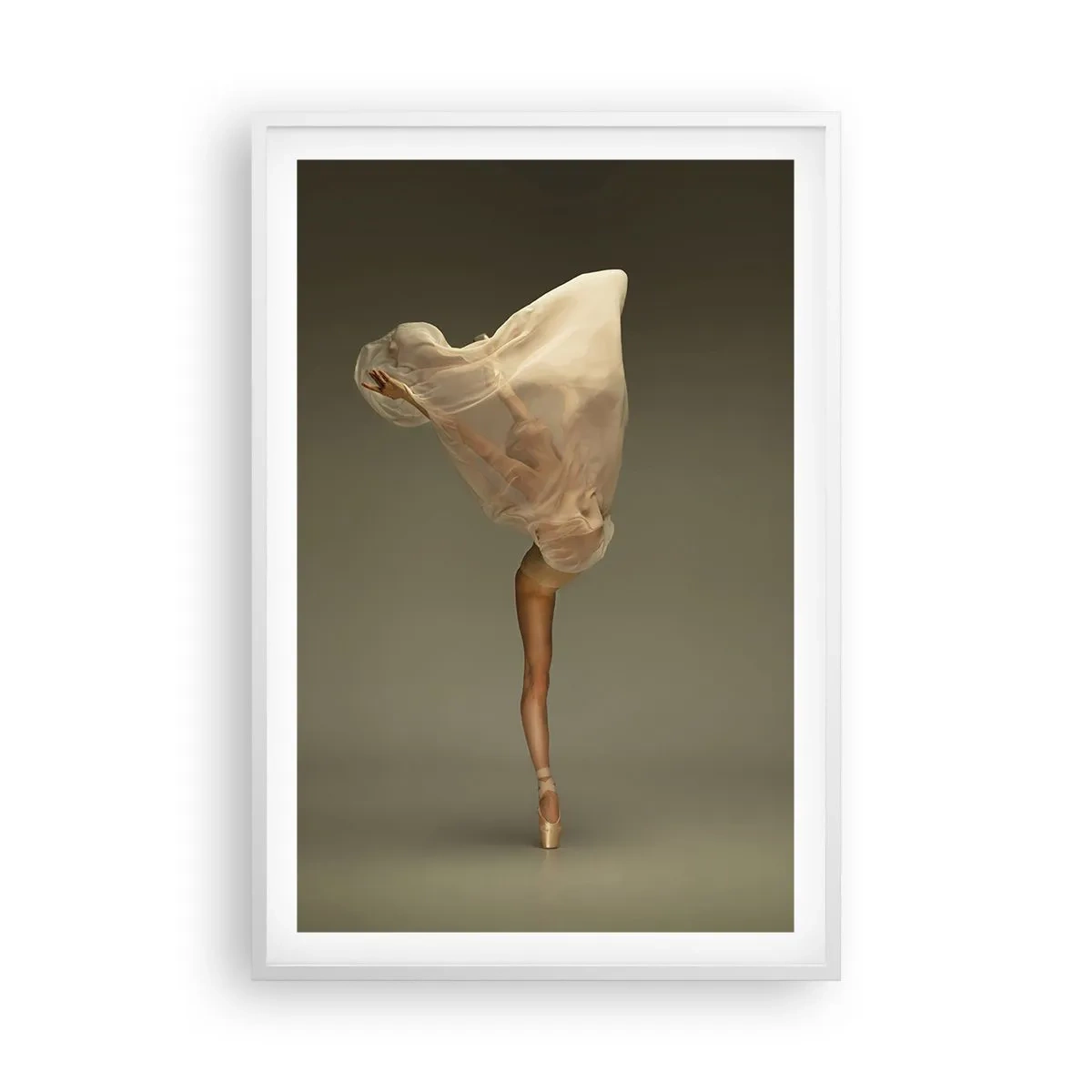 Plakat w białej ramie - Zaraz wzleci - 61x91 cm