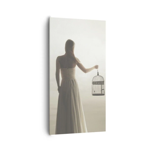 Obraz na płótnie - Bądź wolna - 65x120 cm