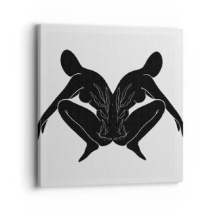 Obraz na płótnie - Wspólna dusza - 40x40 cm