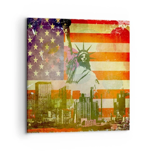 Obraz na płótnie - Viva America! - 70x70 cm