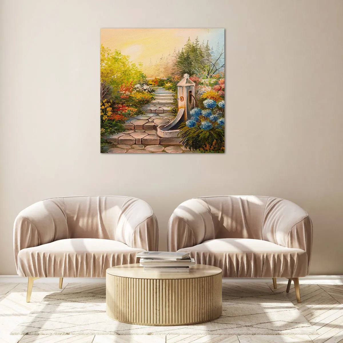 Obraz na szkle - W pełnym rozkwicie - 60x60 cm