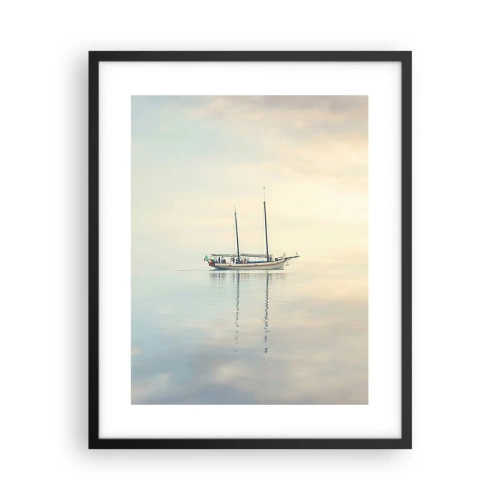 Plakat w czarnej ramie - W morzu ciszy - 40x50 cm