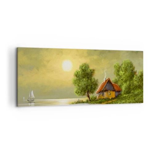 Obraz na płótnie - Pięknie, jak z obrazka - 100x40 cm