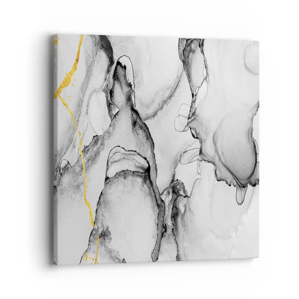 Obraz na płótnie - Kompozycja z motywem złota - 40x40 cm