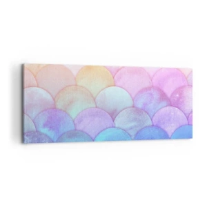 Obraz na płótnie - Perłowa łuska - 100x40 cm