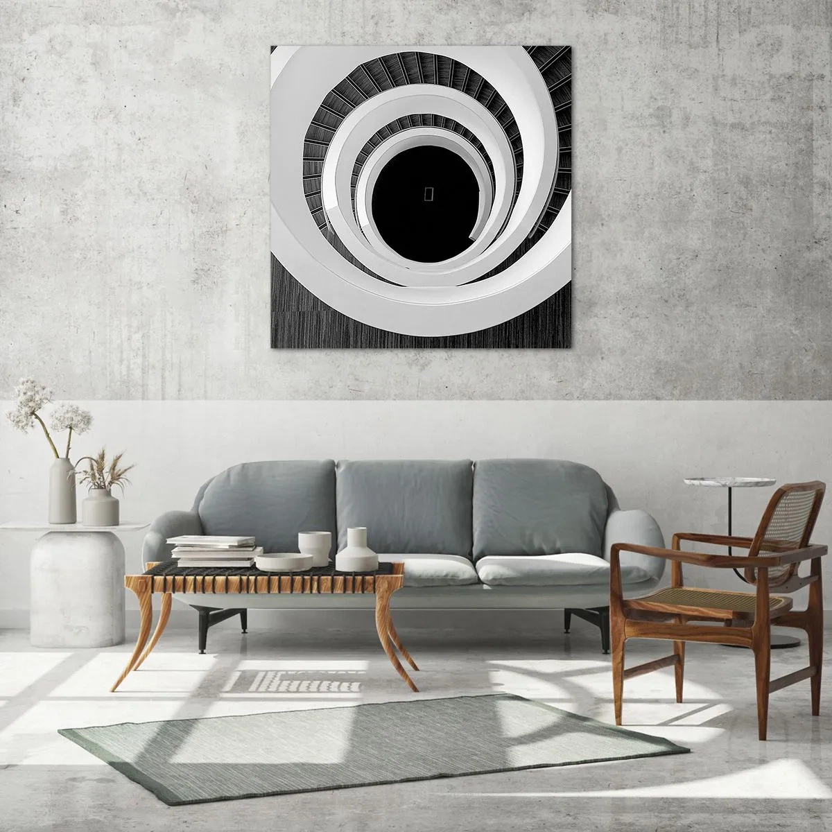 Obraz na szkle - Do istoty rzeczy - 40x40 cm