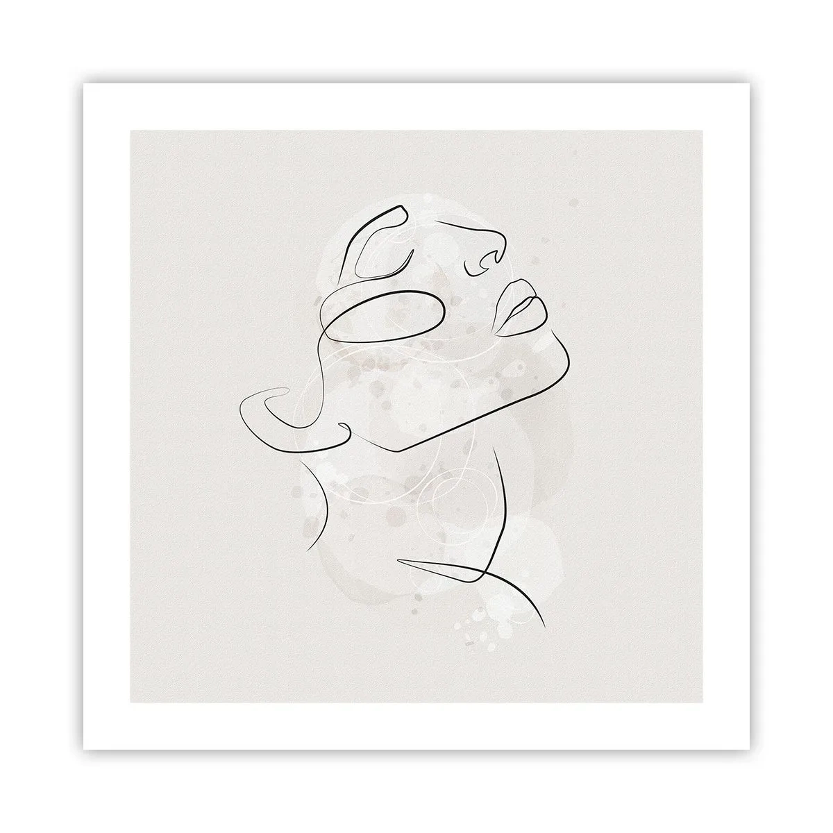 Plakat - Zarys marzenia - 50x50 cm