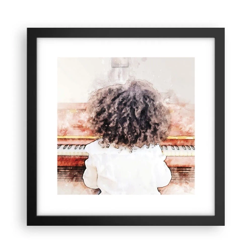 Plakat w czarnej ramie - W nowym świecie - 30x30 cm