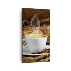 Obraz na płótnie - Zapach moki i gęstość miodowego płynu - 45x80 cm