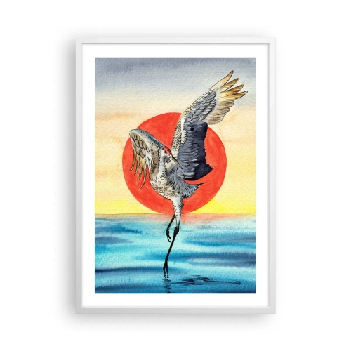 Plakat w białej ramie - Czas wracać - 50x70 cm