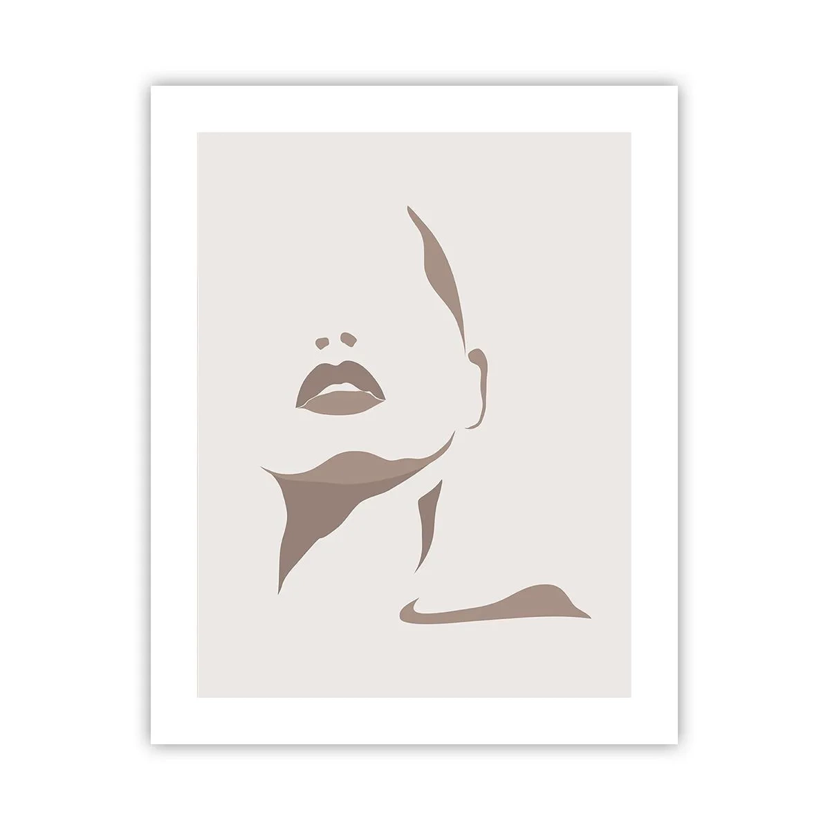 Plakat - Stworzona ze światła i cienia - 40x50 cm