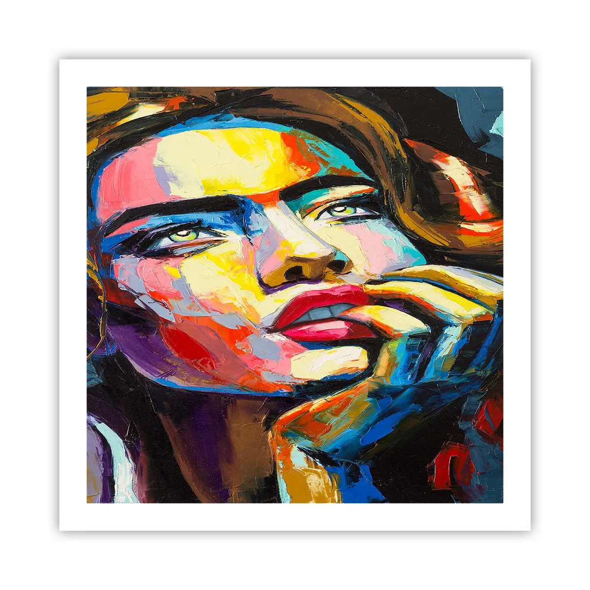 Plakat - Marzenia jak ptaki szybują po niebie - 60x60 cm
