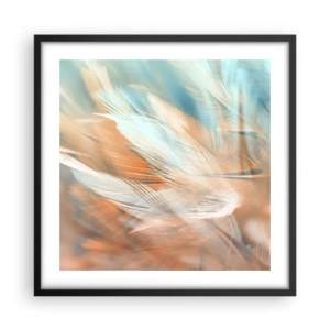 Plakat w czarnej ramie - W krainie łagodności - 50x50 cm