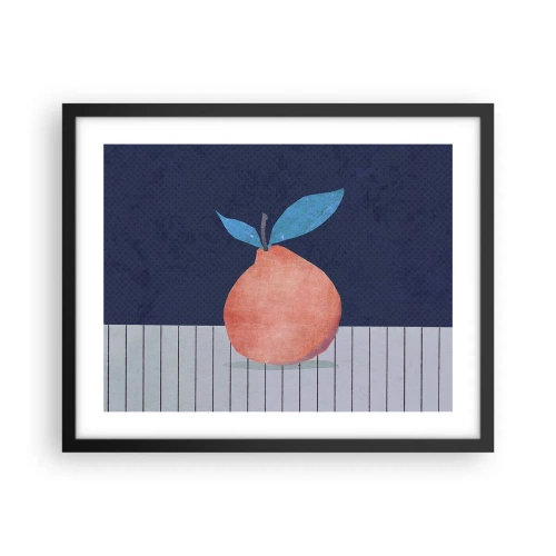 Plakat w czarnej ramie - Wypukłość i płaszczyzna - 50x40 cm