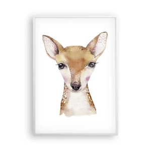 Plakat w białej ramie - Natura niewinności - 70x100 cm