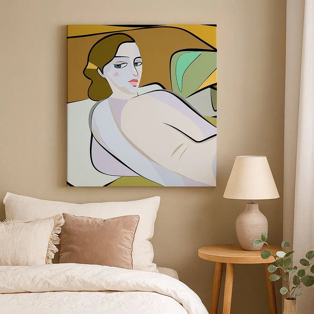 Obraz na płótnie - Portret intymny - 30x30 cm