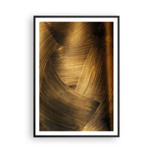 Plakat w czarnej ramie - W złotym labiryncie - 70x100 cm