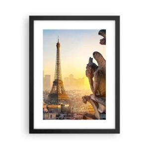 Plakat w czarnej ramie - Wiele się zmieniło… - 30x40 cm