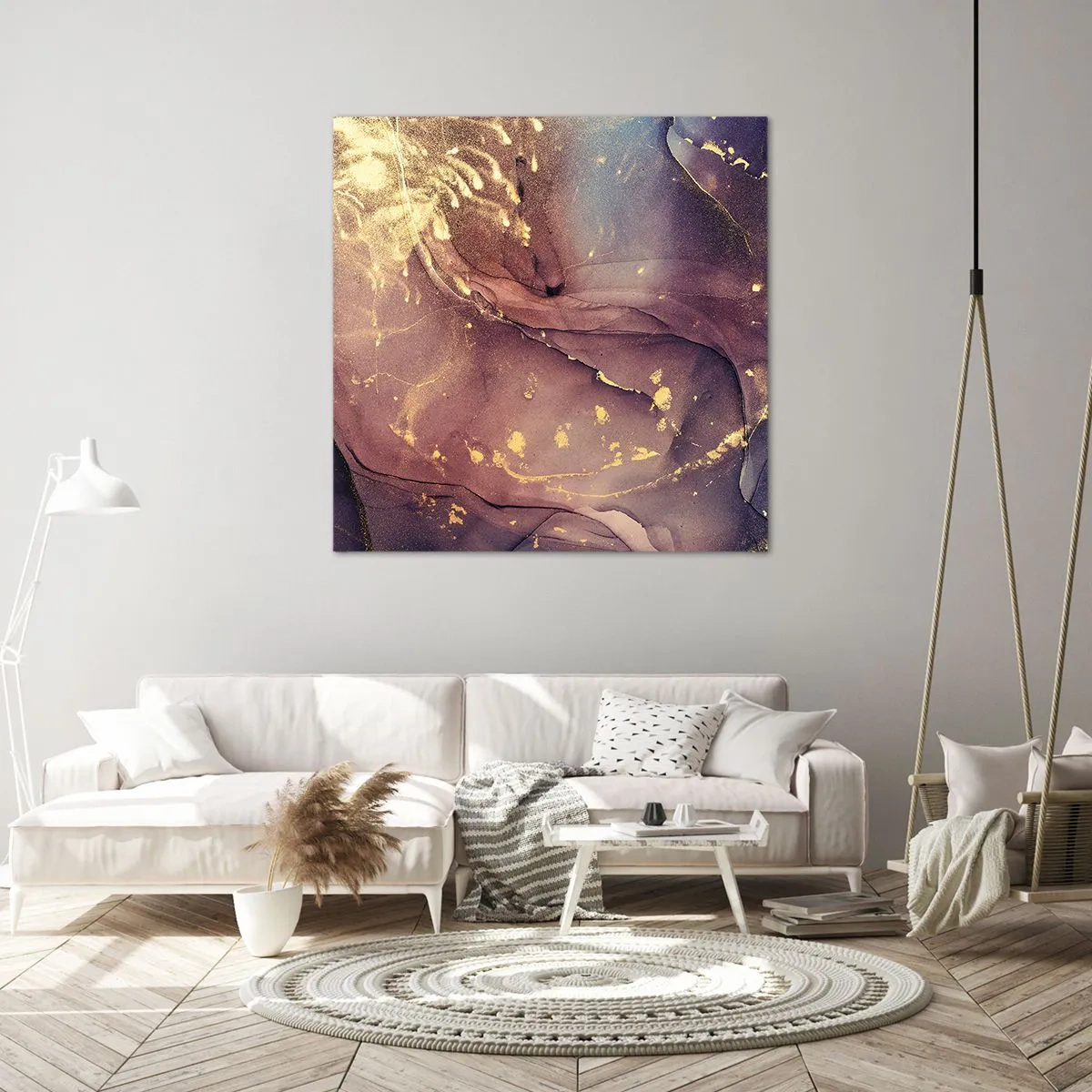 Obraz na płótnie - Materia i duch - 40x40 cm