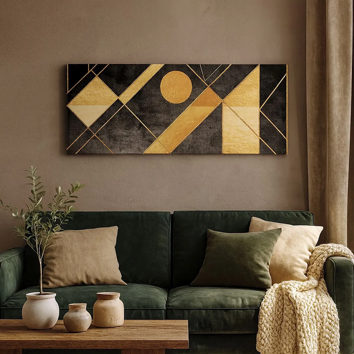 Obraz na płótnie - Słońce pustyni - 100x40 cm