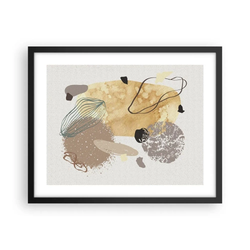 Plakat w czarnej ramie - Plumkologia stosowana - 50x40 cm