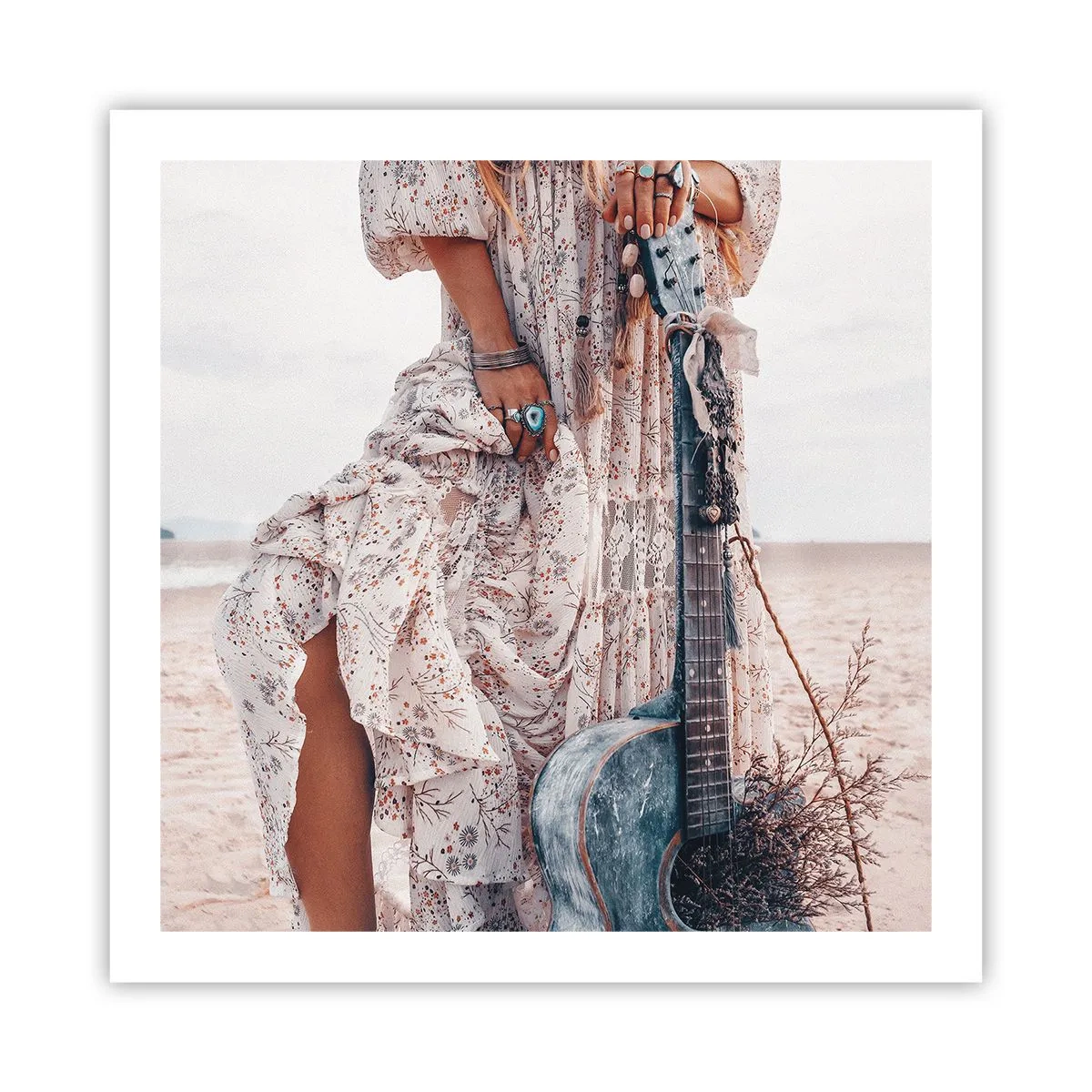 Plakat - Dzieci kwiaty w drodze - 60x60 cm