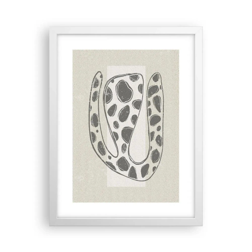 Plakat w białej ramie - Przedziwne stworzenie - 30x40 cm