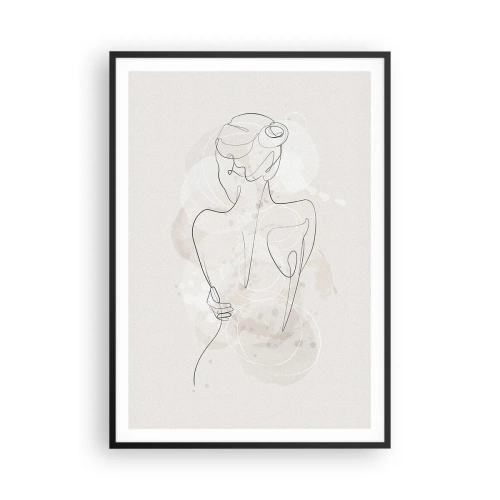 Plakat w czarnej ramie - Jak czuły instrument - 70x100 cm