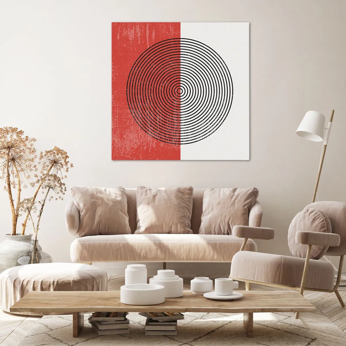 Obraz na płótnie - W samo sedno - 50x50 cm