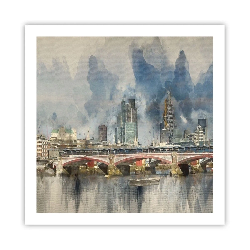 Plakat - Londyn w całej okazałości - 60x60 cm