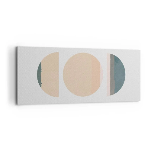 Obraz na płótnie - Koło za kołem - 100x40 cm