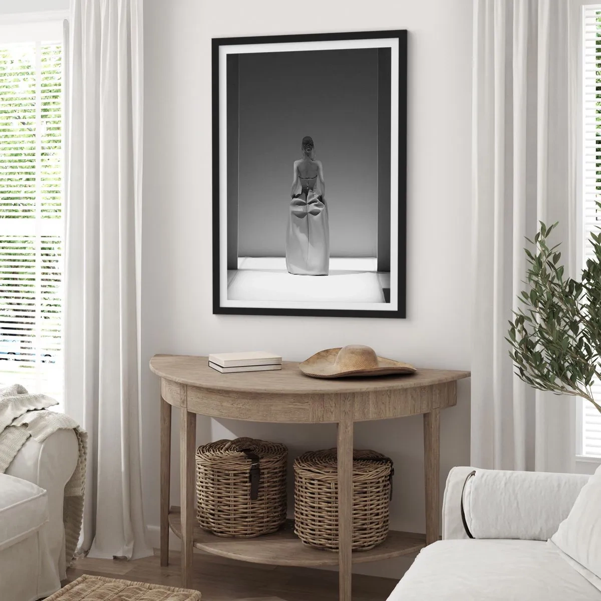 Plakat w czarnej ramie - Wyrafinowana prostota - 40x50 cm