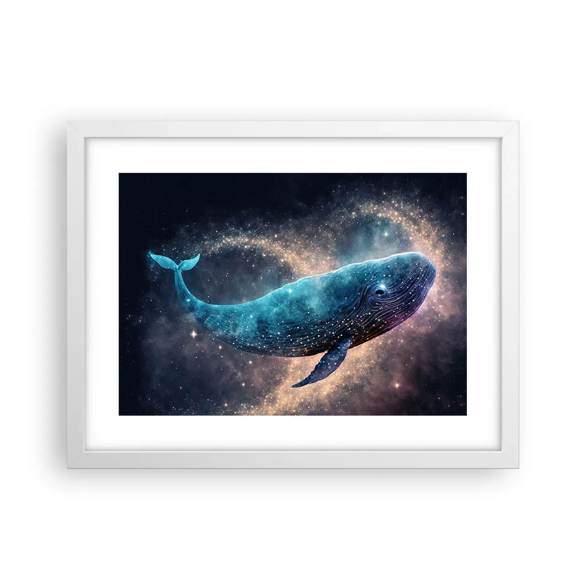 Plakat w białej ramie - Jest taki świat… - 40x30 cm