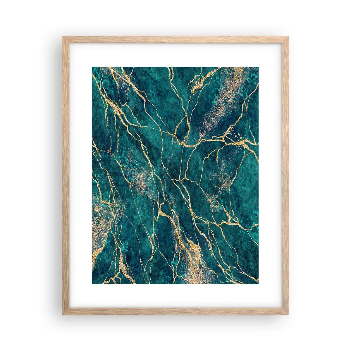 Plakat w ramie jasny dąb - Żyła złota - 40x50 cm