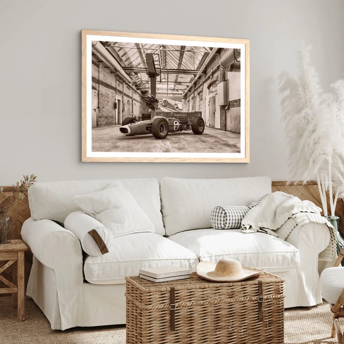 Plakat w ramie jasny dąb - Odpoczynek zwycięzcy - 40x30 cm